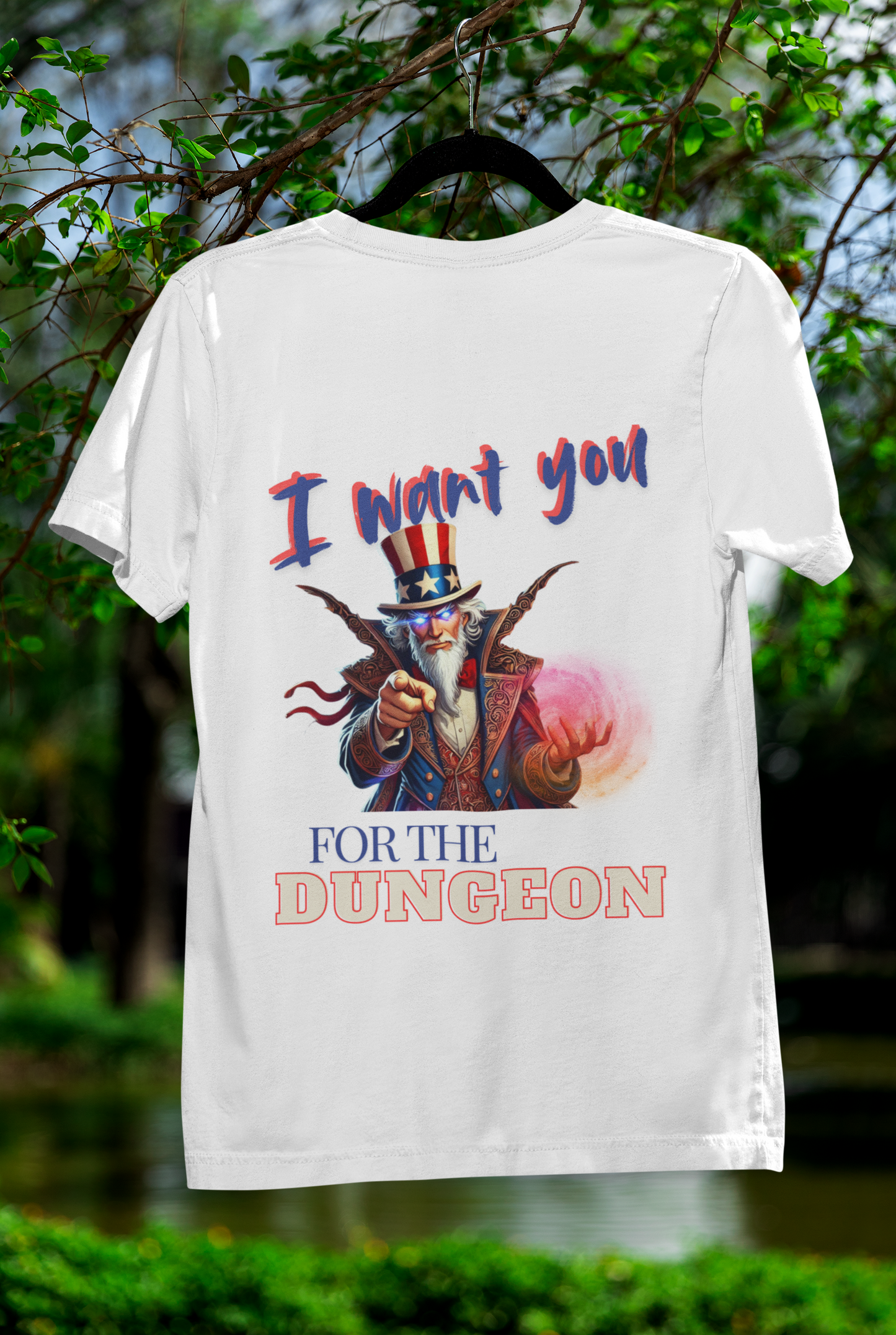 Episches Dungeon Master T-Shirt – Uncle Sam Edition – Perfekt für D&D, TTRPGs & Pen & Paper Fans