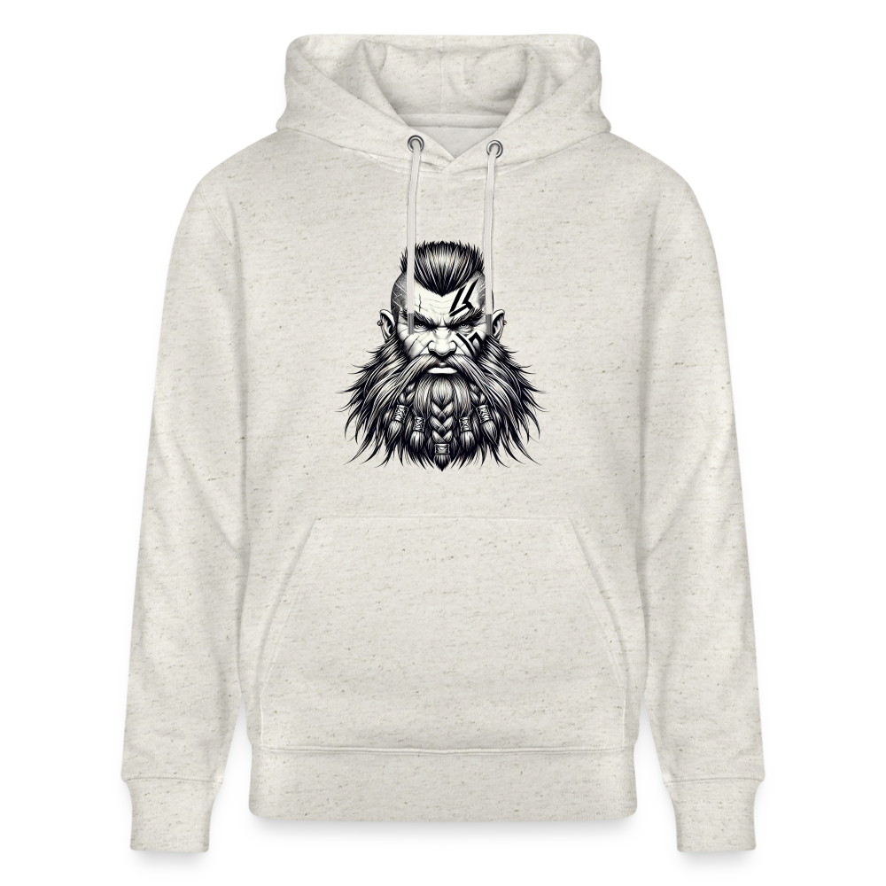 Stanley/Stella CRUISER Unisex Organic Hoodie Dwarves Head - heather oatmeal