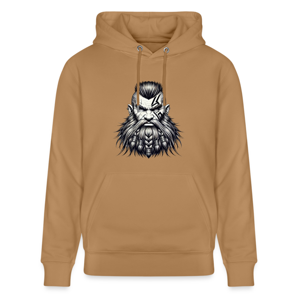 Stanley/Stella CRUISER Unisex Organic Hoodie Dwarves Head - caramel 