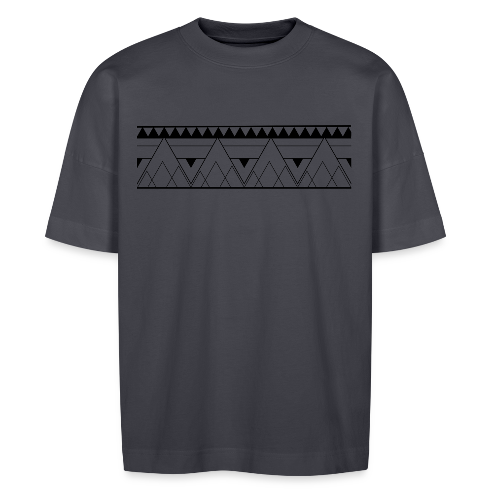 Stanley/Stella BLASTER unisex oversize organic T-shirt Mountains - indigo blue