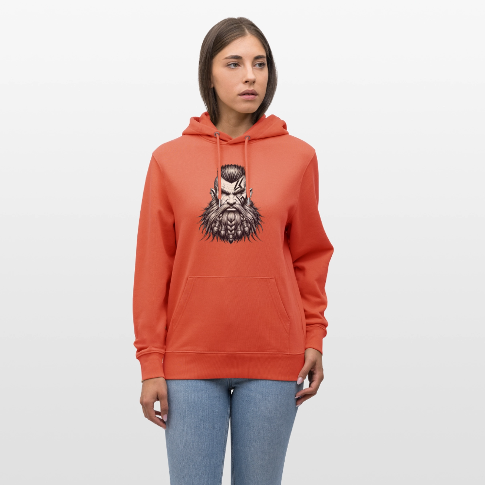 Stanley/Stella CRUISER Unisex Organic Hoodie Dwarves Head - light red
