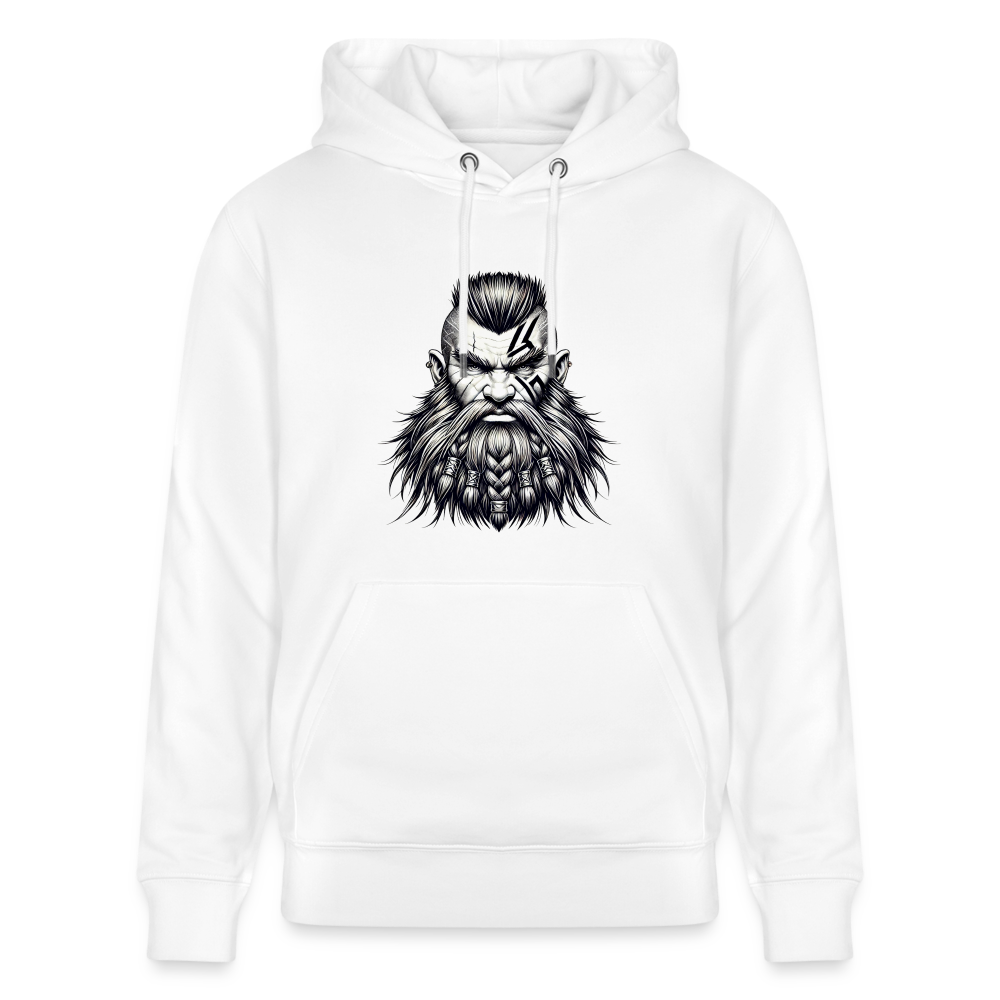 Stanley/Stella CRUISER Unisex Organic Hoodie Dwarves Head - white