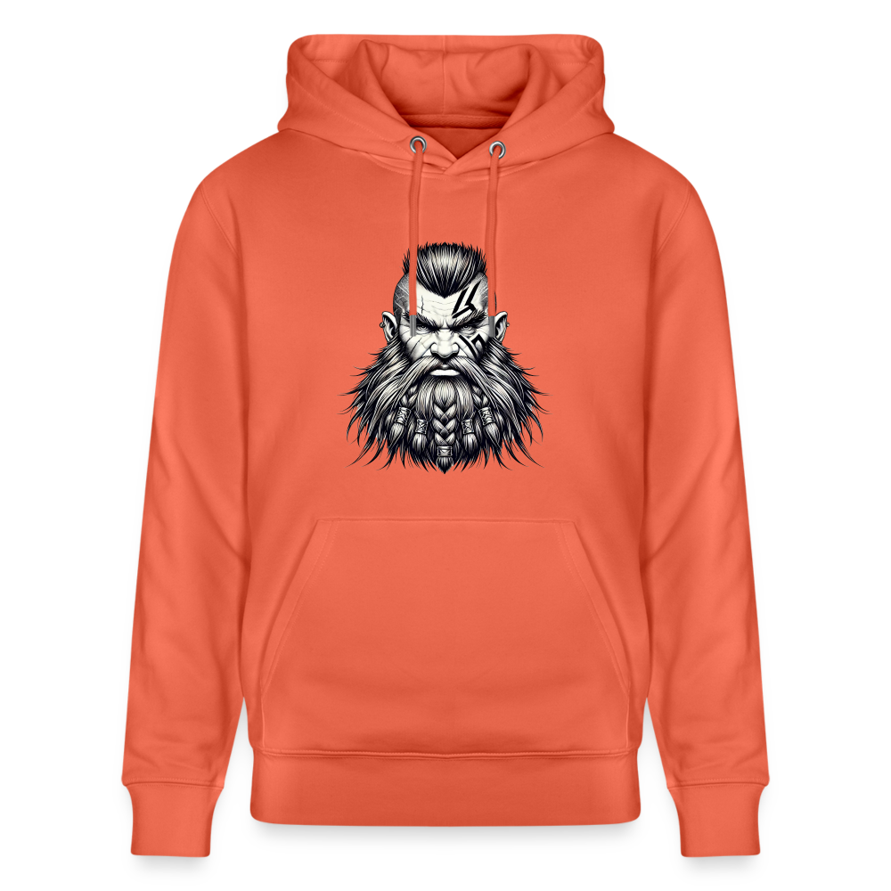 Stanley/Stella CRUISER Unisex Organic Hoodie Dwarves Head - light red