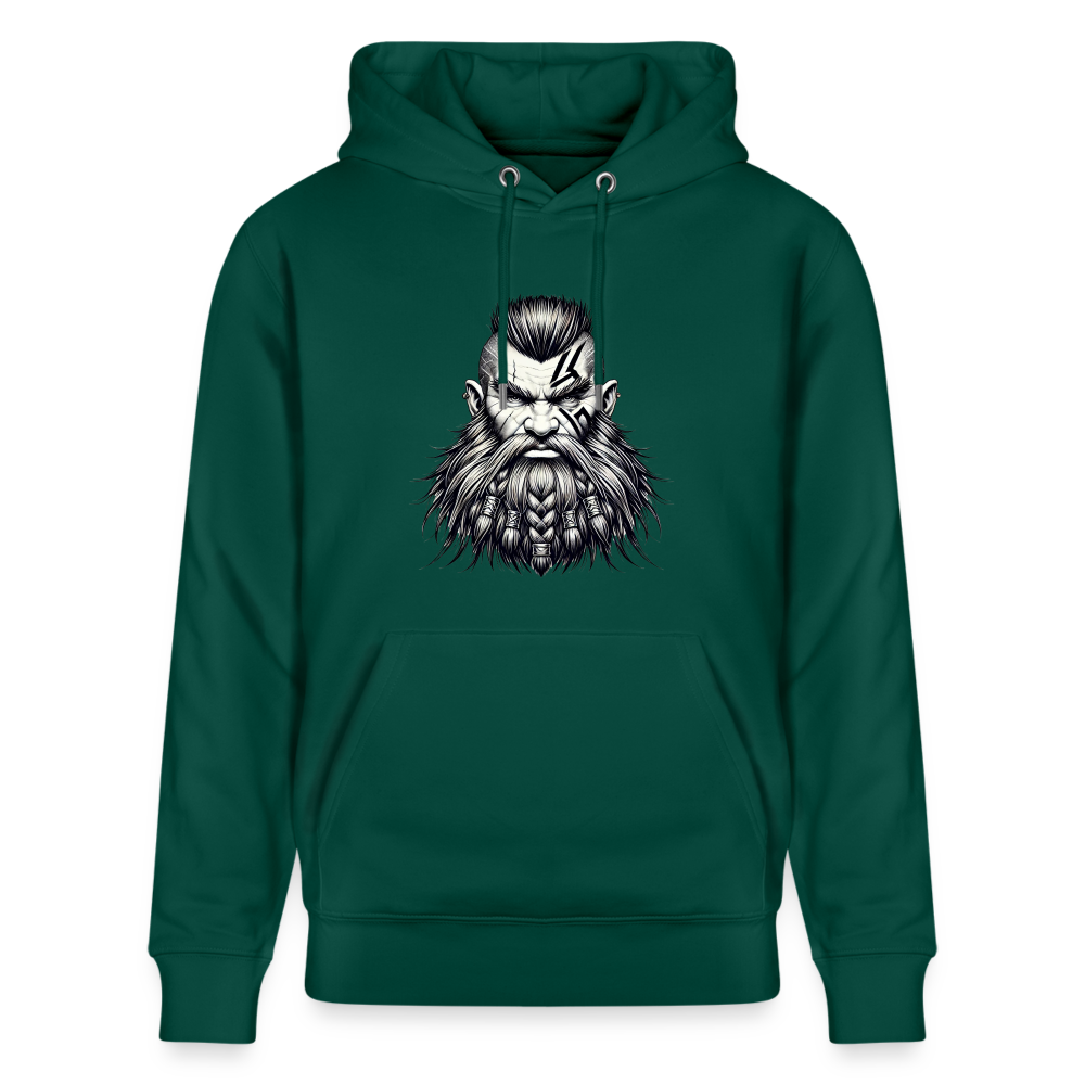 Stanley/Stella CRUISER Unisex Organic Hoodie Dwarves Head - forest