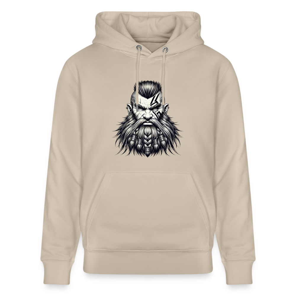 Stanley/Stella CRUISER Unisex Organic Hoodie Dwarves Head - beige