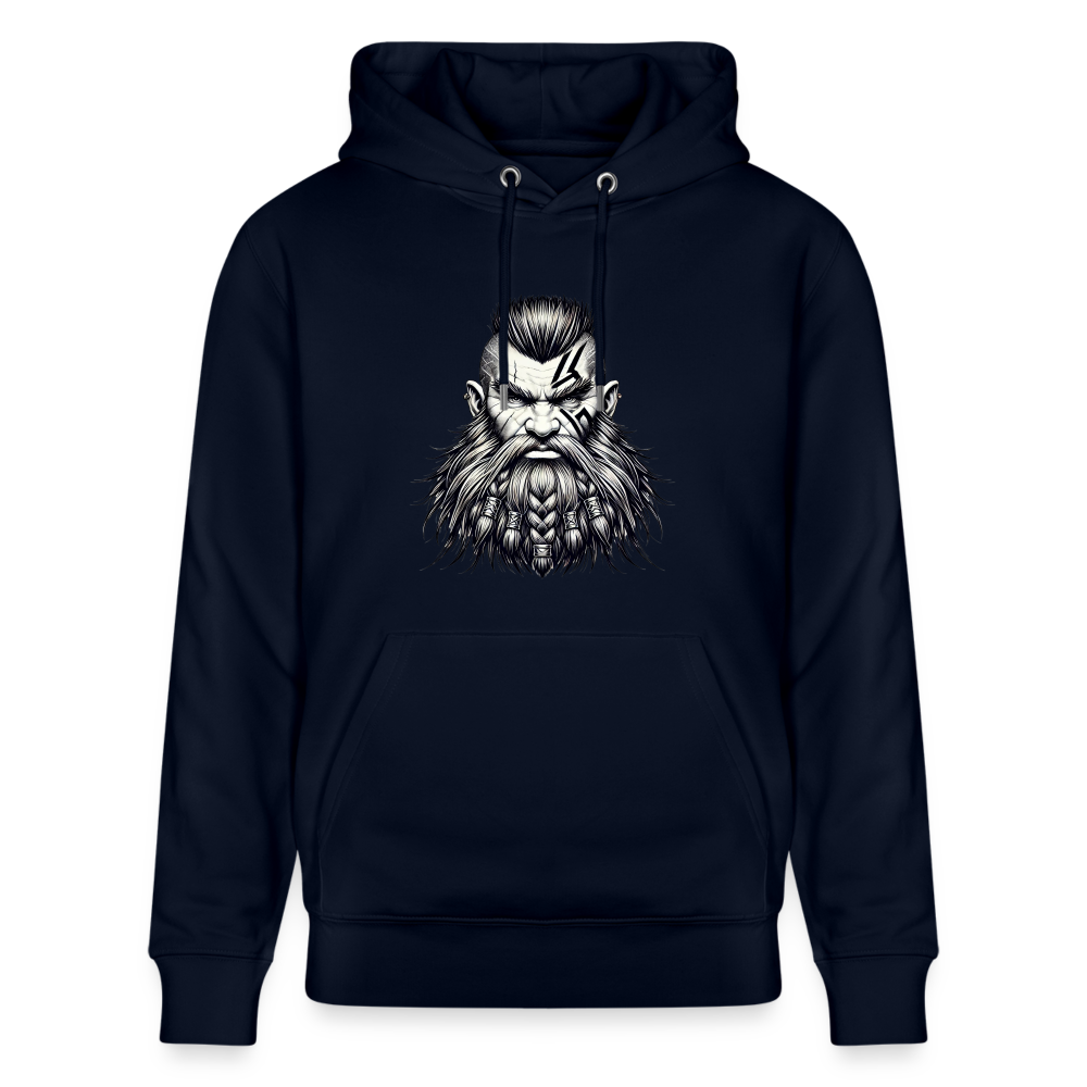 Stanley/Stella CRUISER Unisex Organic Hoodie Dwarves Head - navy