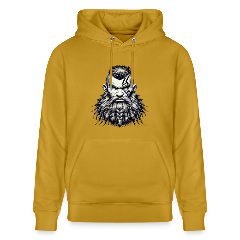 Stanley/Stella CRUISER Unisex Organic Hoodie Dwarves Head - ochre