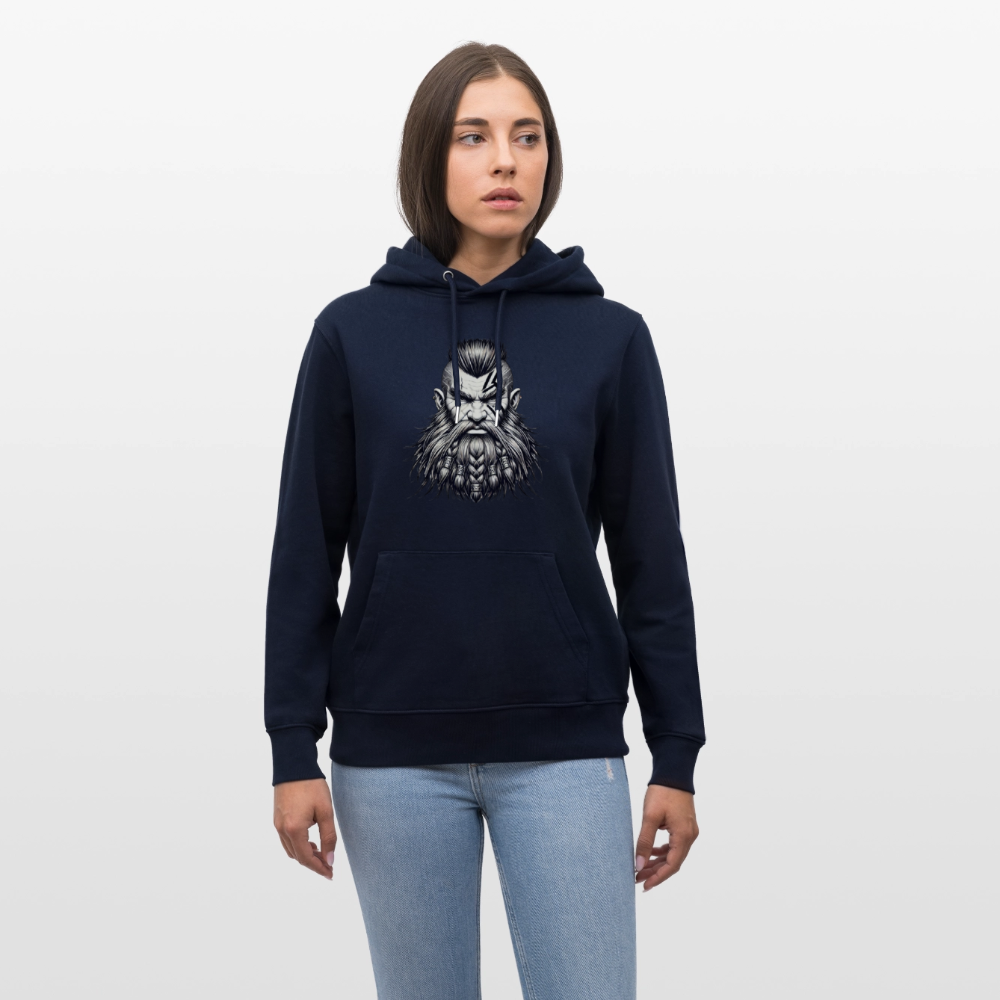Stanley/Stella CRUISER Unisex Organic Hoodie Dwarves Head - navy