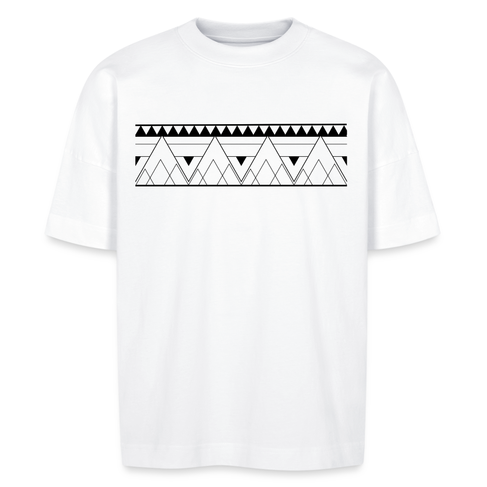 Stanley/Stella BLASTER unisex oversize organic T-shirt Mountains - white